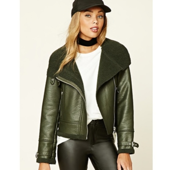 Forever 21 Jackets & Blazers - NWT Forever 21 Faux Leather Jacket